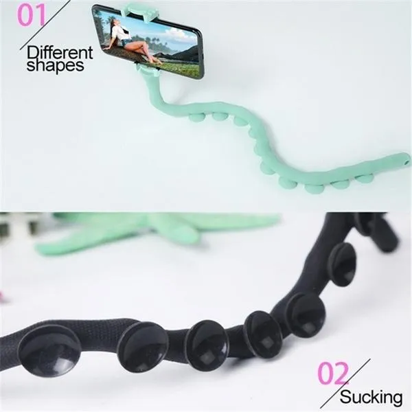 0303 Mobile Phone Holder Multi-Functional Cute Warm Snake Holder