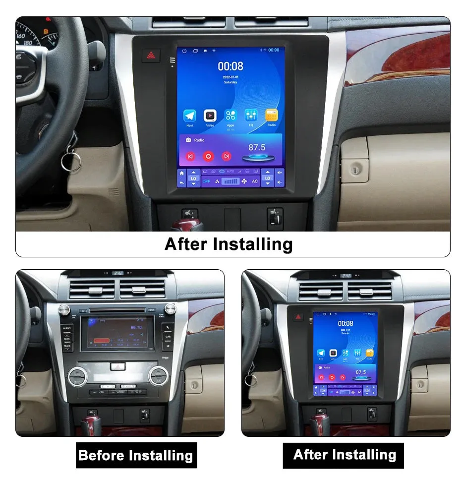 1 Year Warranty Screen and Frame Toyota Camry with camera 2007 - 2011 ضمان سنة شاشة مع فريم وكامرة تويوتا كامري