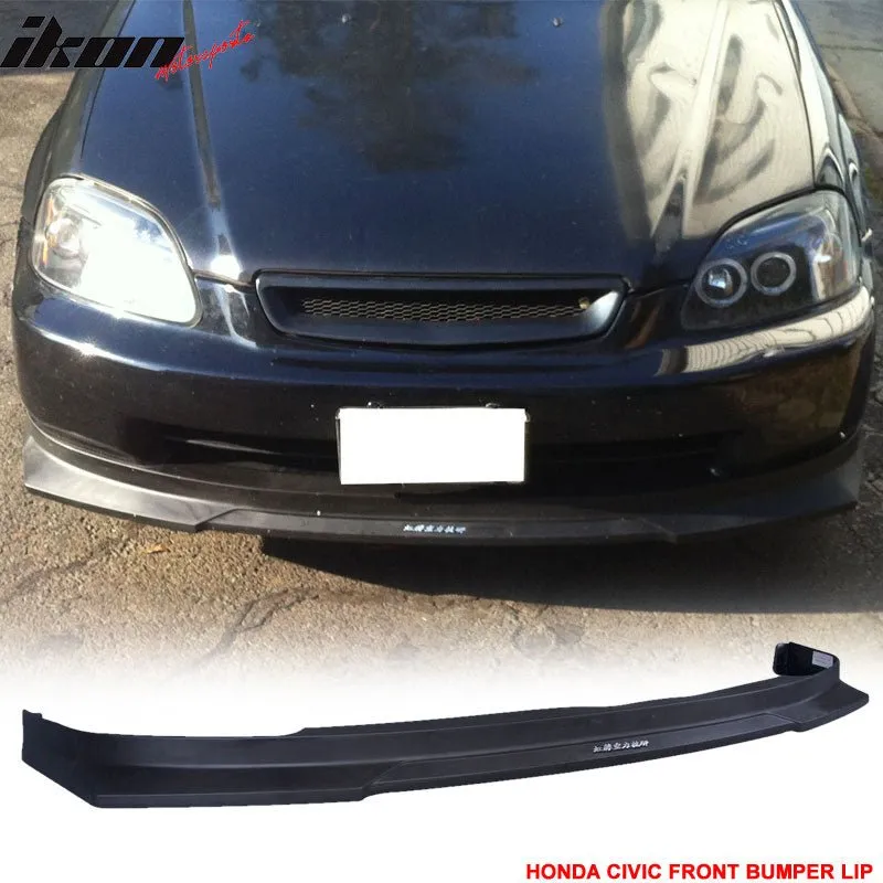 1996-1998 Honda Civic HCL Style Front Bumper Lip Spoiler PP