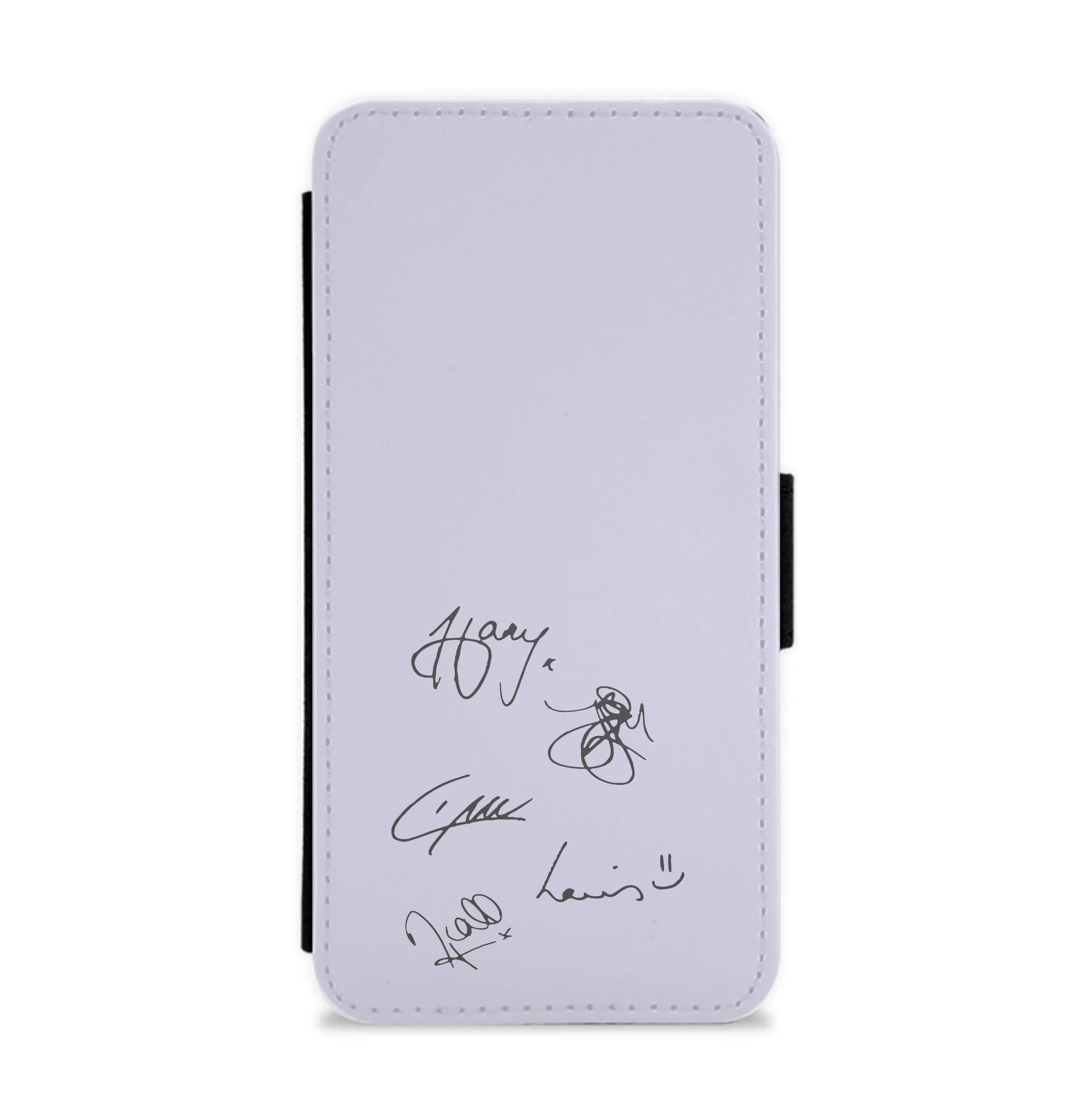 1D Signatures Flip / Wallet Phone Case