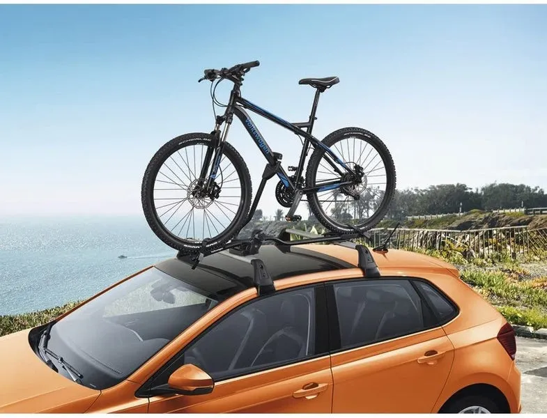 2 x Car Roof Bike Rack, Bike Carrier (Black)