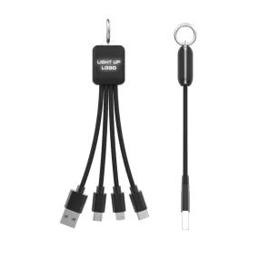 3 in 1 Fast Charging Cable (Rectangular)