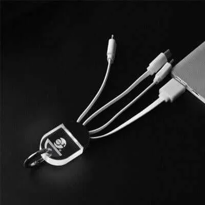 3-in-1 Fast Charging Cable with LED Logo