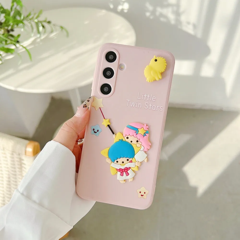 3D Spin Flower Silicone Soft Phone Case - Mi 13C (5G)