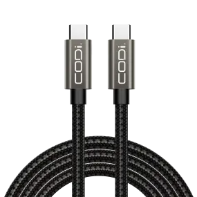 3ft Braided Nylon USB-C to USB-C Charge & Sync Cable