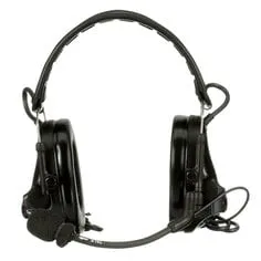 3M™ PELTOR™ SwatTac V Headset MT20H682FB-19 SV, Foldable, Dual Lead, Standard Dynamic Mic, NATO Wiring, Black, 10 ea/Case