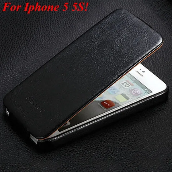 5s PU Leather Cover Original Flip Case For iphone 5 5S 5G Full Protective Skin With Fashion Buckle Ultra Slim Cell Phone Case