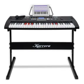 61-Key LED Keyboard with Stand, 255 Timbres & Rhythms