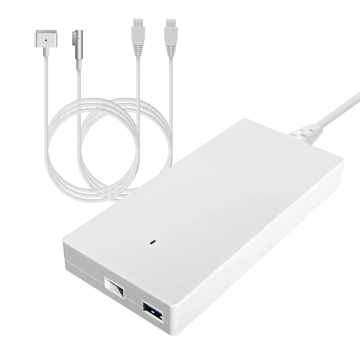 85W 60W 45W Slim Macbook Pro Charger Power Adapter for MacBook Pro Air Retina A1424 A1398 A1343 A1222 A1172 A1290 MD506LL/A MC556LL/B with QC USB Port