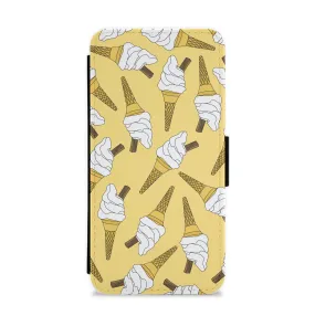 99s - Ice Cream Patterns Flip / Wallet Phone Case