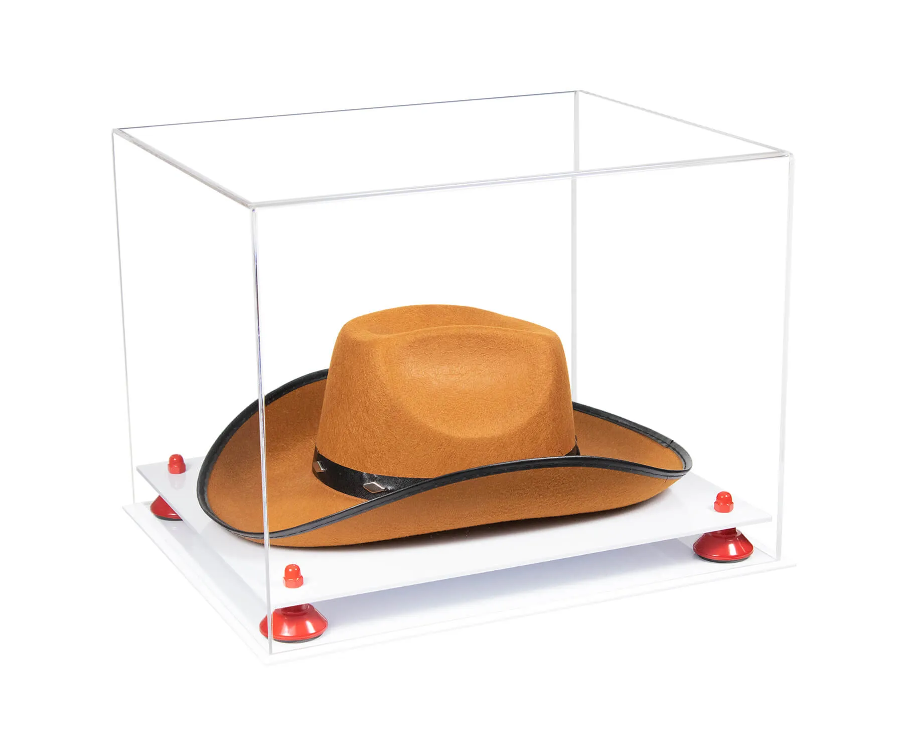 Acrylic Cowboy Hat Display Case - Clear 16" x 13" x 12" (V61B/A024-B)