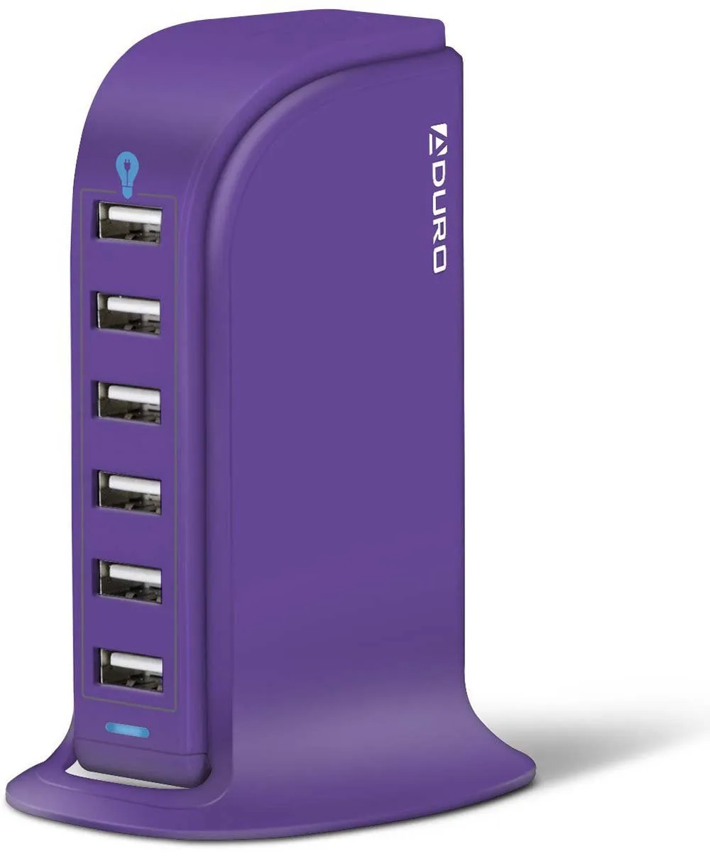 Aduro PowerUp 40W 6 Port Hub USB Charging Station