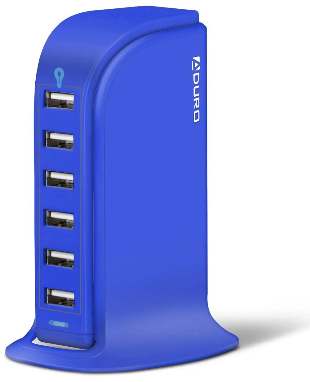 Aduro PowerUp 40W 6 Port Hub USB Charging Station