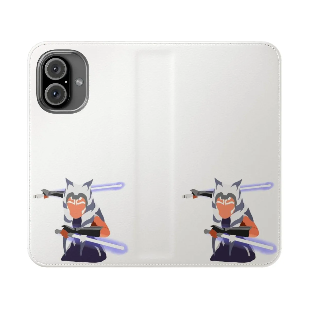 Ahsoka Tano-Inspired Flip Phone Case for Star Wars Fans