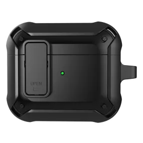 AirPods 3 snap-on lid design TPU case - Black