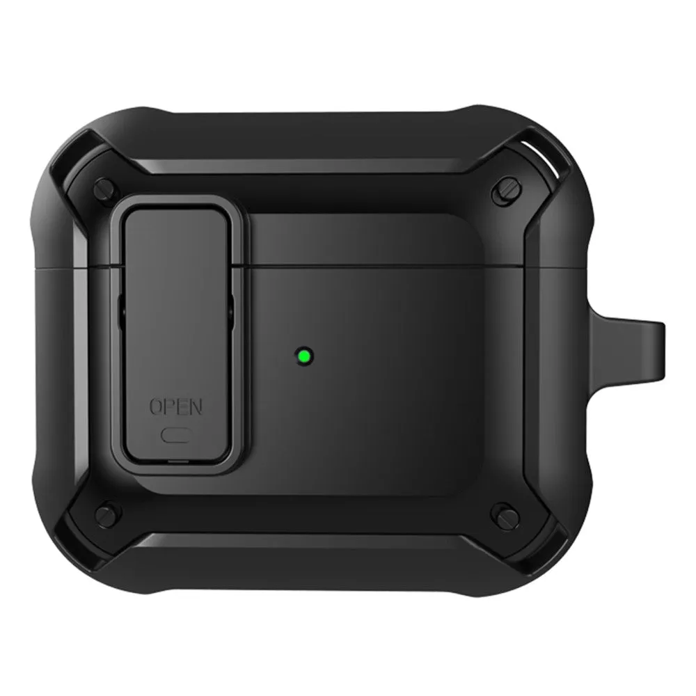 AirPods 3 snap-on lid design TPU case - Black