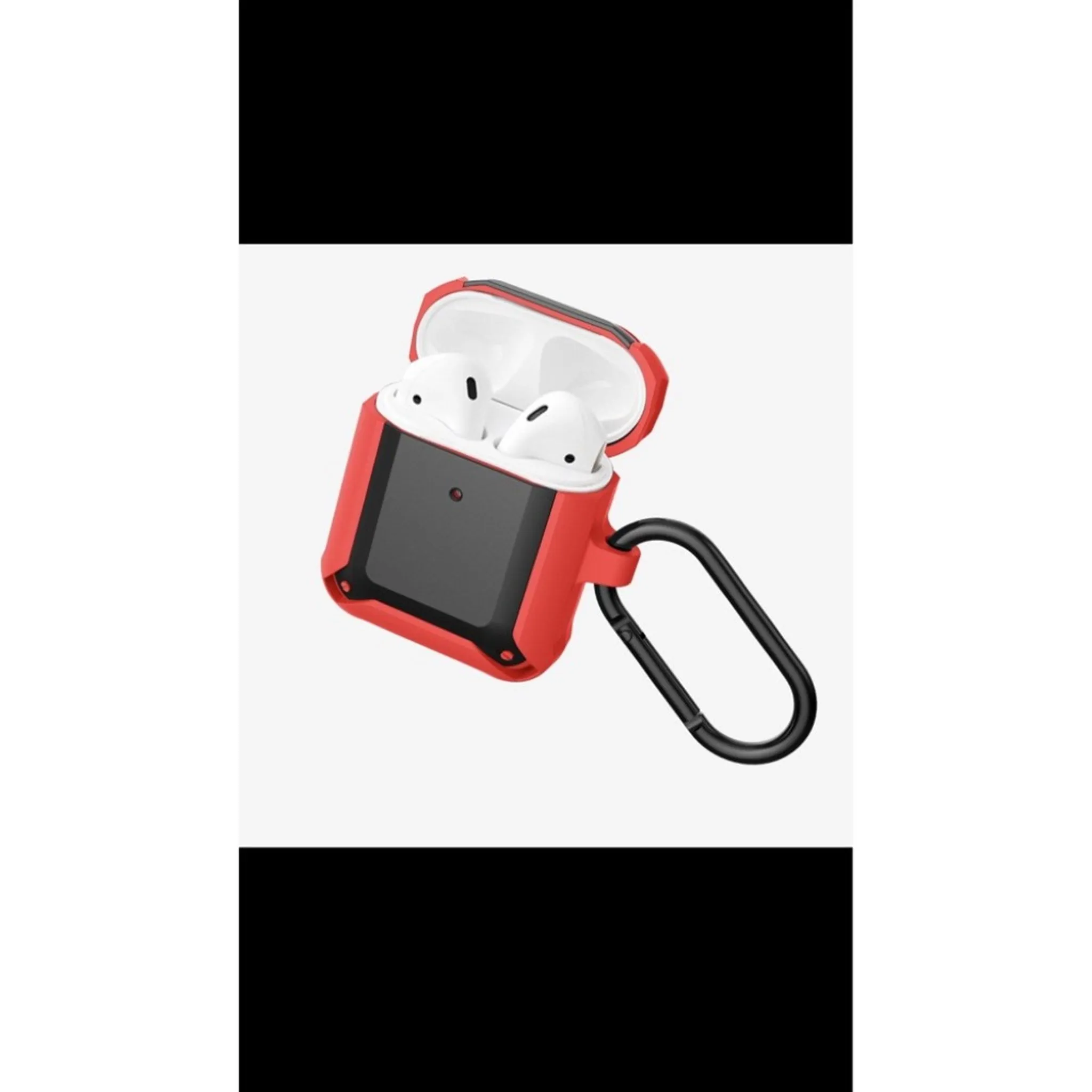 Airpods hybrid case - Black / Red