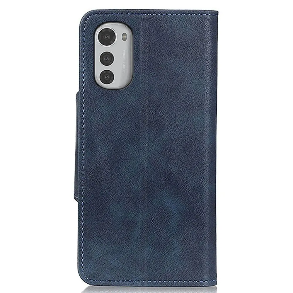 Alpha Motorola Moto E32 flip case - Blue