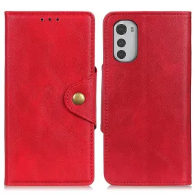 Alpha Motorola Moto E32 flip case - Red