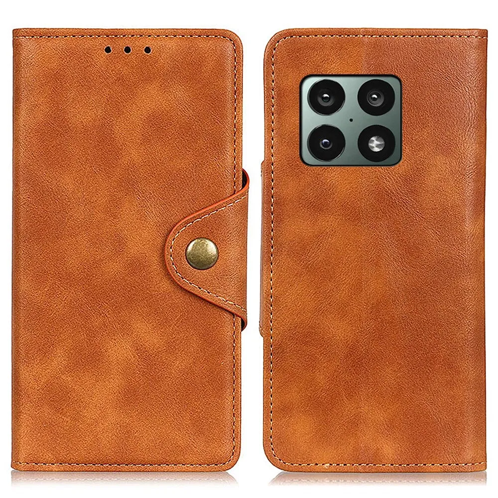 Alpha OnePlus 10 Pro flip case - Brown