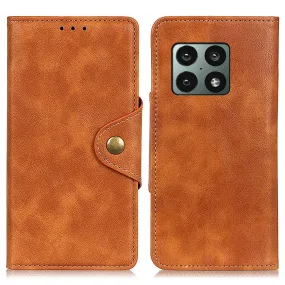 Alpha OnePlus 10 Pro flip case - Brown