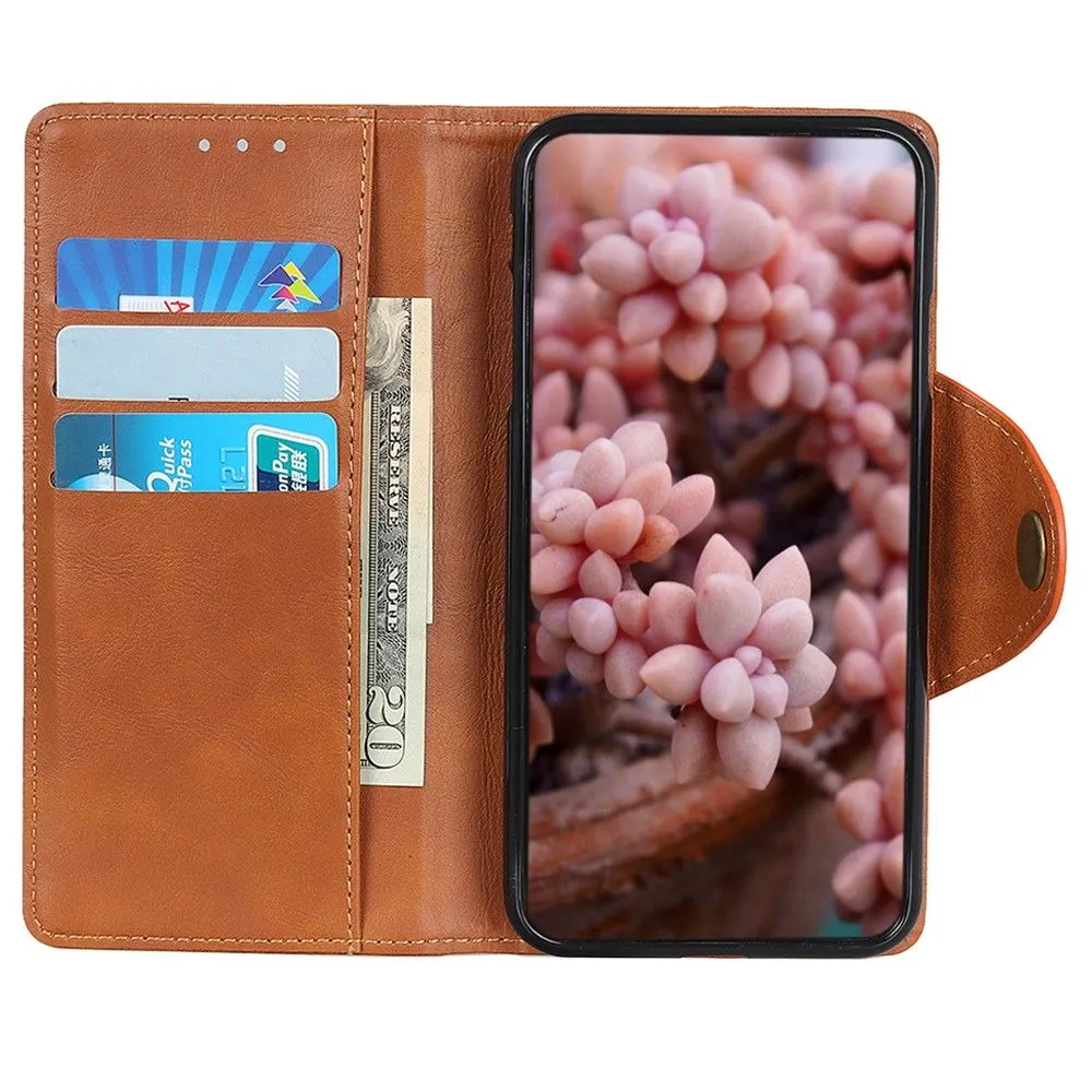 Alpha Samsung Galaxy A03 Core flip case - Brown