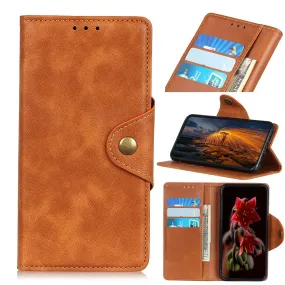 Alpha Samsung Galaxy S22 Ultra flip case - Brown