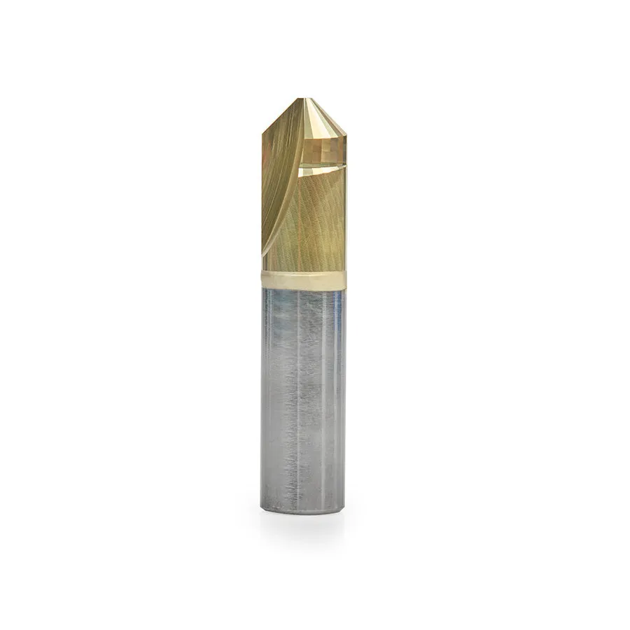 Amana - A45747 90 Deg 1/2" V Grooving Zirconium Nitride Coated Router Bit