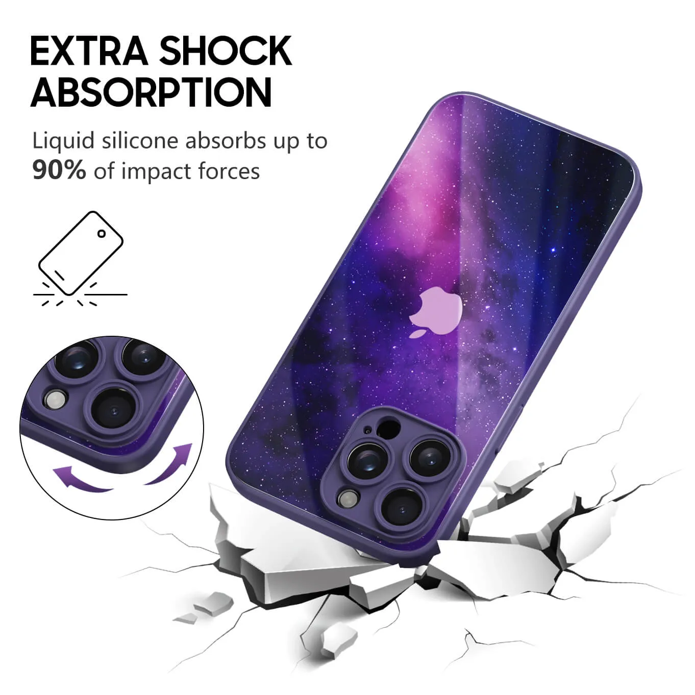 Amethyst | IPhone Series Impact Resistant Protective Case