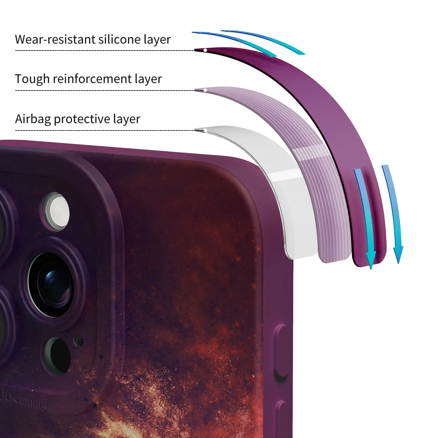 Amethyst | IPhone Series Impact Resistant Protective Case