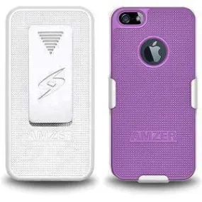 Amzer Shellster - White- Purple