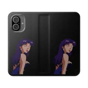 Anime Flip Cover Phone Case - Neon Genesis Evangelion Inspired Design