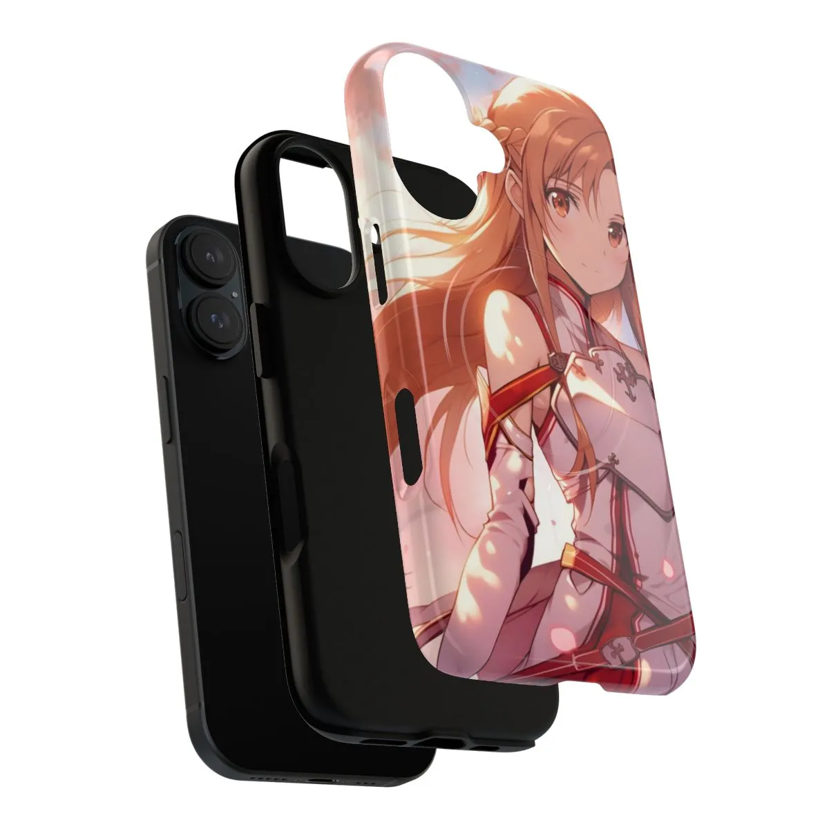 Anime Girl Magnetic Tough Phone Case - Asuna Design