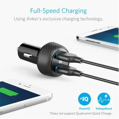 Anker Power Drive 2 Elite Car Charger USB Charger