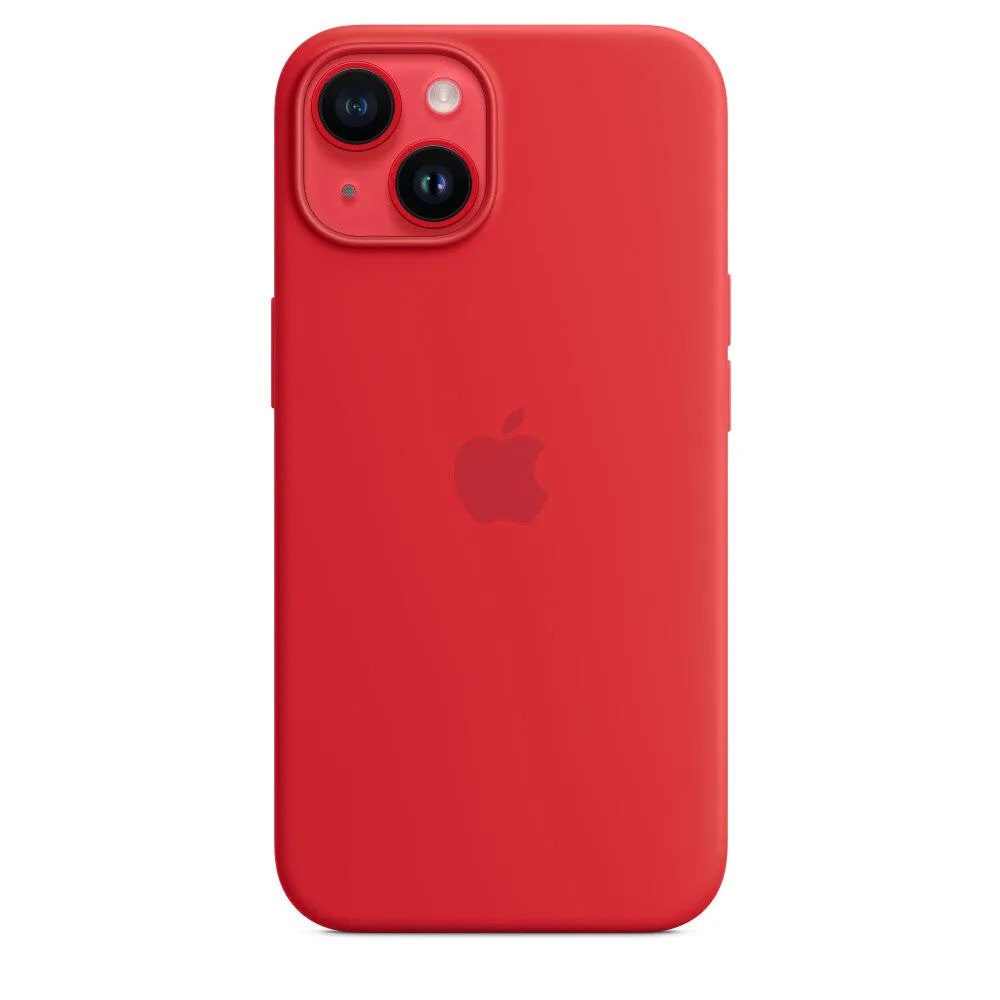 Apple iPhone 14 Silicone Case with MagSafe - (PRODUCT)RED