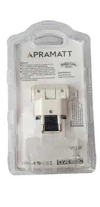 APRAMATT All in one universal charger for Camera, Mobile battery with LCD display