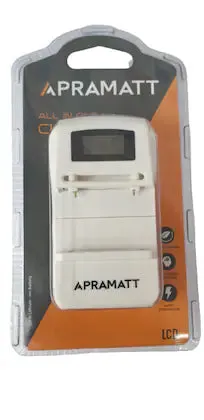 APRAMATT All in one universal charger for Camera, Mobile battery with LCD display