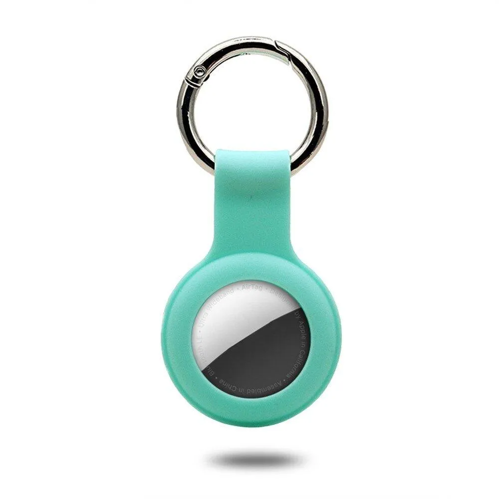 Apta Liquid Silicone Keychain Airtags Case