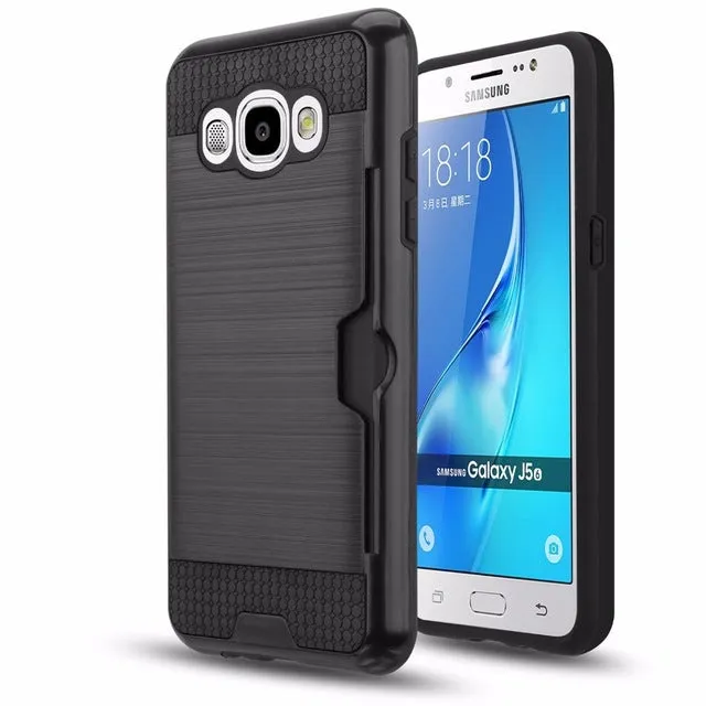 Armor Guard Phone Cover Case For Samsung Galaxy J3 J5 J7 J1 2016 J2 Prime A3 A5 A7 2017 Case Card Holder Drop Shock Protective