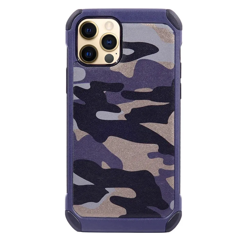 Army/Military Camouflage Silicone Soft TPU Shockproof Armor Case for iPhone