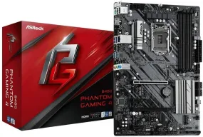 ASROCK B460 Phantom Gaming 4 Supports 10th Gen Intel Core Processors  Motherboard