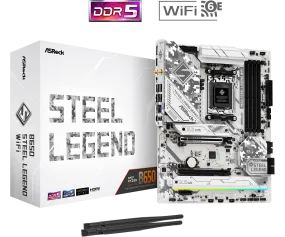 ASRock B650 Steel Legend WiFi DDR5,Socket AM5 ATX Motherboard