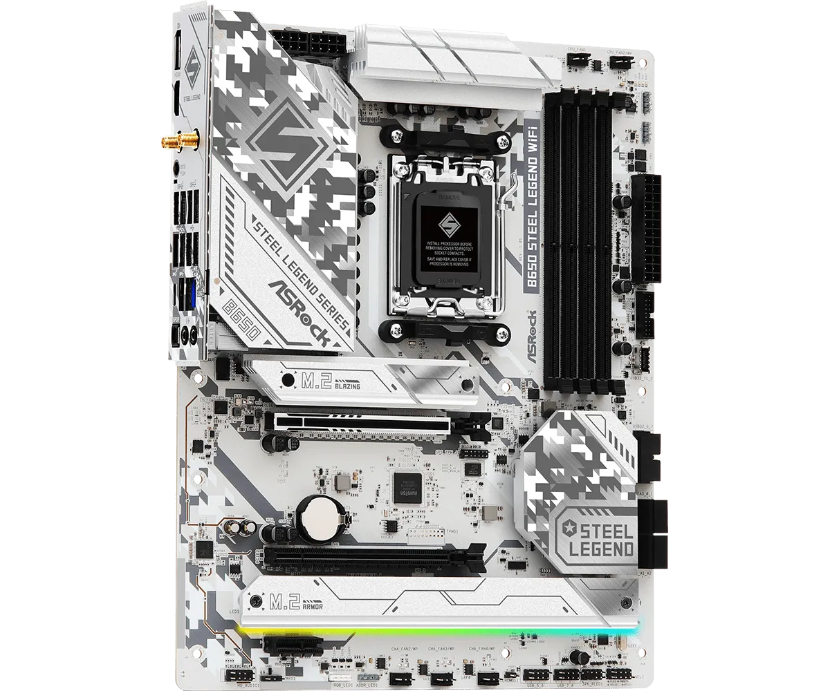 ASRock B650 Steel Legend WiFi DDR5,Socket AM5 ATX Motherboard