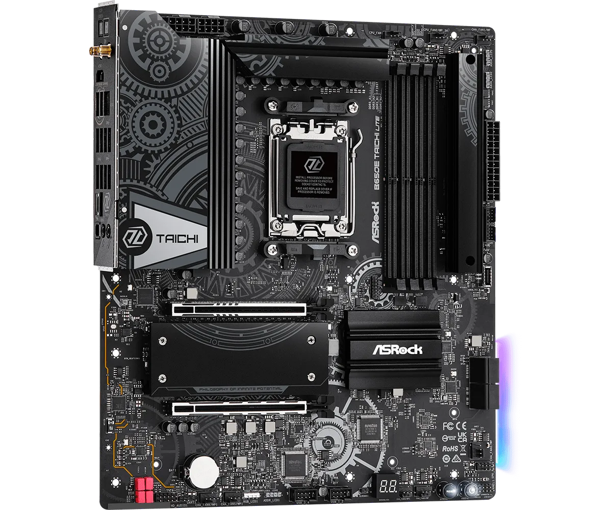 ASRock B650E Taichi Lite DDR5,Socket AM5 EATX Motherboard