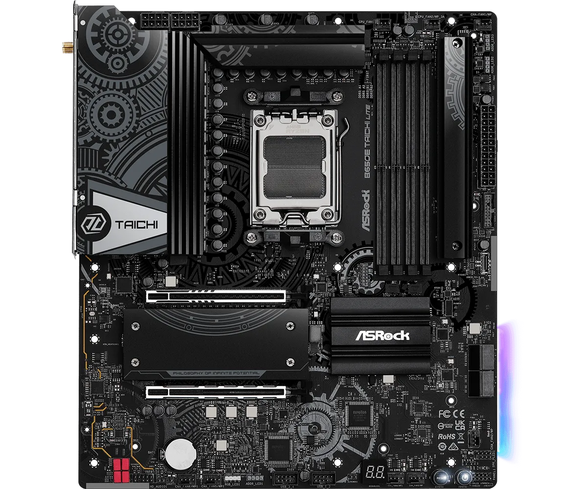 ASRock B650E Taichi Lite DDR5,Socket AM5 EATX Motherboard