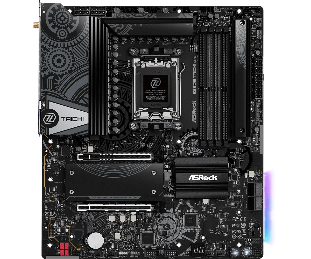 ASRock B650E Taichi Lite DDR5,Socket AM5 EATX Motherboard