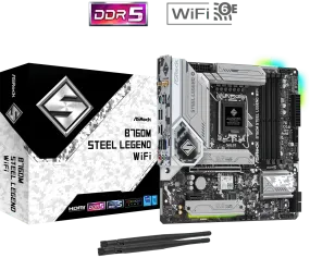 ASRock B760M Steel Legend WIFI DDR5 mATX LGA1700 Motherboard