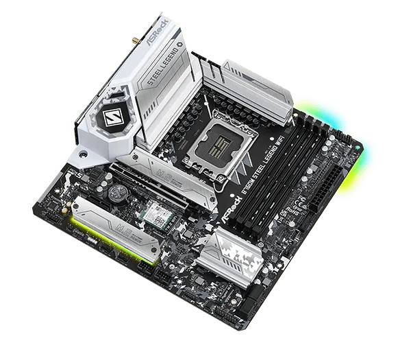 ASRock B760M Steel Legend WiFi DDR5,LGA 1700 mATX Motherboard