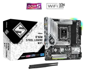 ASRock B760M Steel Legend WiFi DDR5,LGA 1700 mATX Motherboard