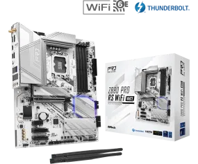 ASRock Z890 Pro RS WiFi White 白色 DDR5,LGA 1851 ATX Motherboard